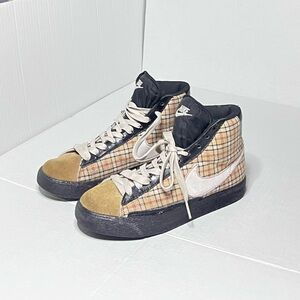 Nike Plaid High Top Sneakers